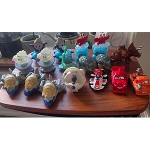 McDonalds Toys Lot Disney Pixar Mario Dinosaurs Cars‎ Collectible Figures (18)